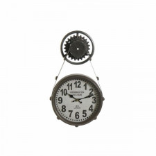Zegar Ścienny DKD Home Decor Szkło Czarny Żelazo (33 x 8 x 58 cm)