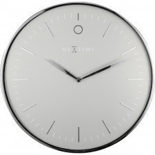
zegar ścienny (szaro-srebrny) glamour nextime
