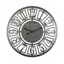 Zegar Ścienny Versa 18191476 Srebrzysty Metal Vintage 60 x 60 x 5 cm