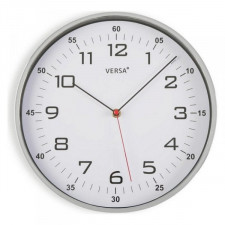 Zegar Ścienny Versa Biały Kwarc Plastikowy 4,5 x 30,5 x 30,5 cm