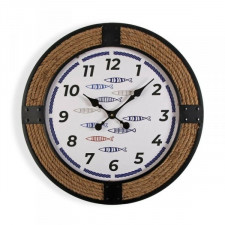 Zegar Ścienny Versa Ryby 2 x 60 x 60 cm Metal