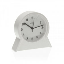 Zegarek-Budzik Versa Franki Biały 4,4 x 14,5 x 13,7 cm Plastikowy