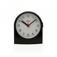 Zegarek-Budzik Versa Nur Czarny 5,6 x 10,7 x 9,6 cm Plastikowy