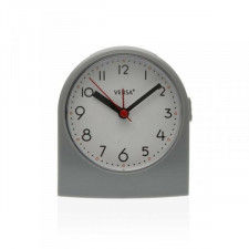 Zegarek-Budzik Versa Nur Szary 5,6 x 10,7 x 9,6 cm Plastikowy