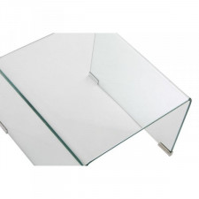 Zestaw 2 stołów DKD Home Decor 48 x 45 x 31,5 cm Szkło Przezroczysty Plastikowy