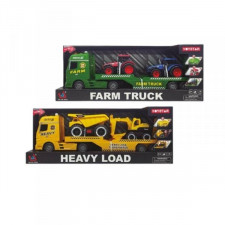 Zestaw Samochodów Farm Truck or Heavy Load 1:12 3 Części