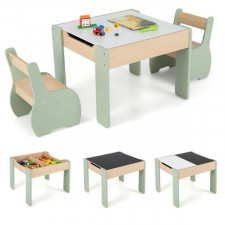 zestaw stolik i krzesełka dziecięce ze zdejmowanym blatem