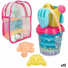 Zestaw zabawek plażowych Hello Kitty polipropylen (12 Sztuk)