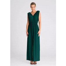 Zielona sukienka na ramiączkach na wesele (Zielony, S/M)
