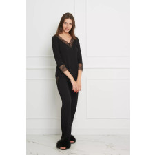Zmysłowa piżama damska (Czarny, XL)