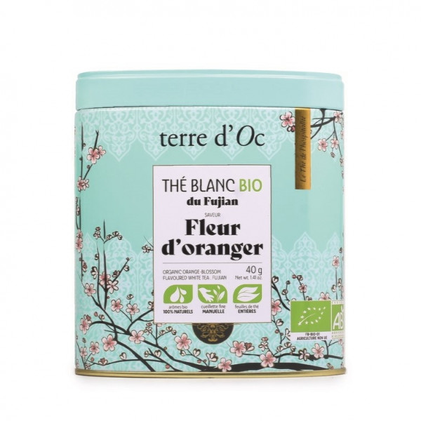 
Herbata biała w puszce 40 g Fleur d'oranger terre d'Oc
