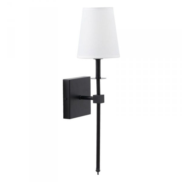 Lampa ścienna Biały Czarny Metal Żelazo 40 W Nowoczesny 220 V 13,5 x 16 x 50 cm