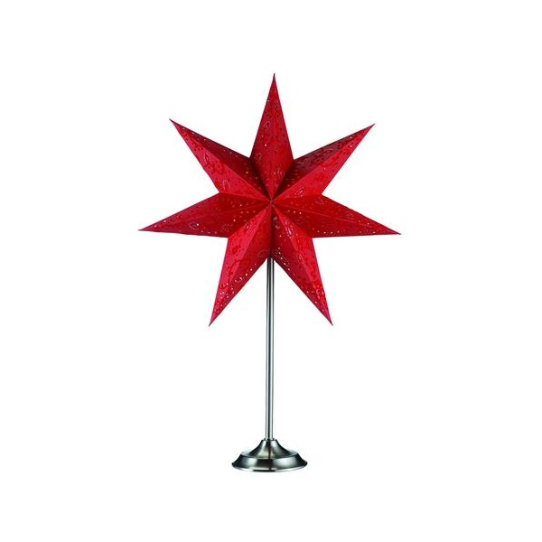 markslojd gwiazda stojąca świąteczna aratorp 700123 1x25w czerwony 