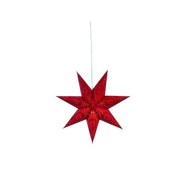 markslojd lampa wisząca dekoracyjna świąteczna aratorp 45 700122 1x25w czerwony