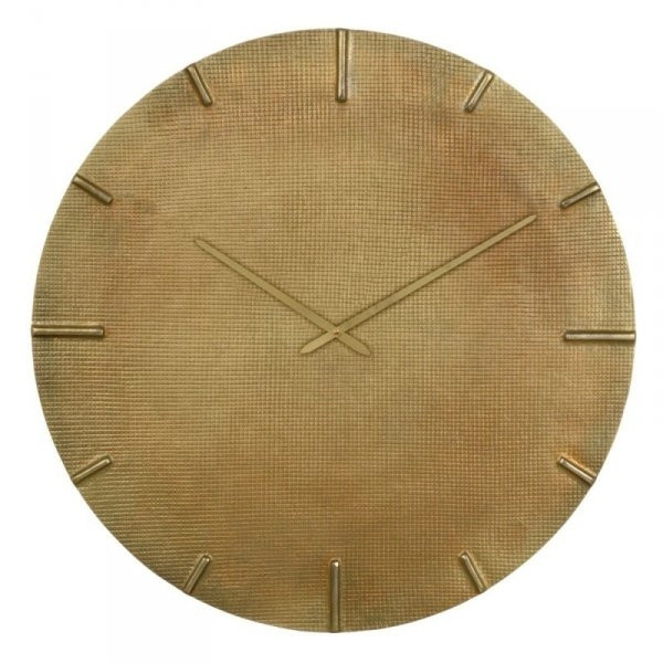 Zegar Ścienny 74 x 74 cm Taupe Aluminium