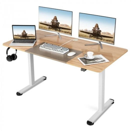 biurko komputerowe z regulacją wysokości