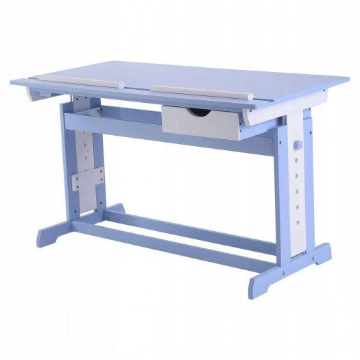 Biurko szkolne stół kreślarski dla dziecka blue