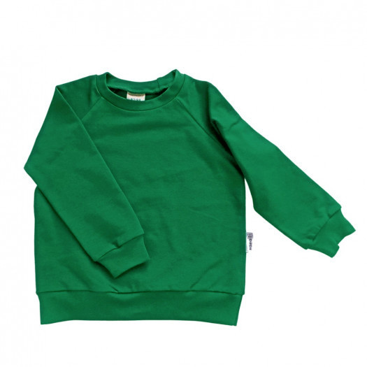  bluza dresowa zielona 68/74 