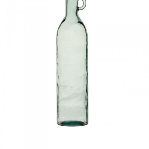 Butelka 18 x 18 x 75 cm szkło z recyklingu Kolor Zielony