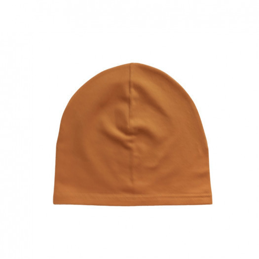  czapka dresowa musztardowa 44-48 wiek 1-2 lata 