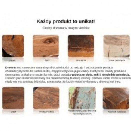 drewniana komoda szuflady wild oak 180 cm dąb/szara handmade