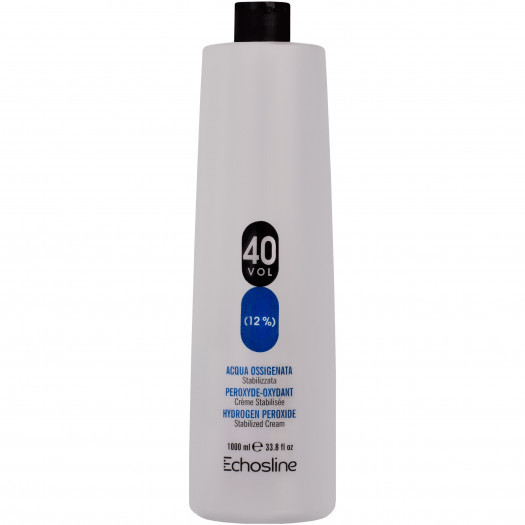 echosline hydrogen peroxide stabilized cream – aktywator w kremie do farb echosline, 1000ml 40 vol |