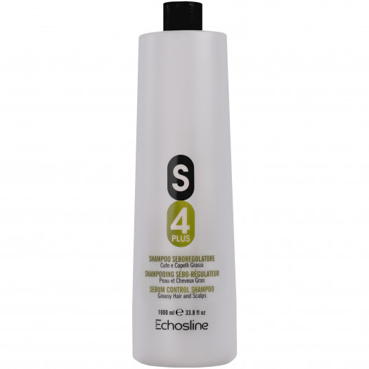 echosline s4 plus sebum control shampoo – szampon do włosów przetłuszczających się, 1000ml