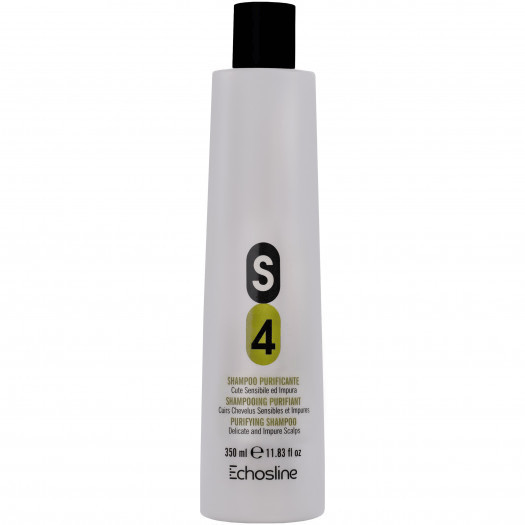 echosline s4 purifying shampoo – przeciwłupieżowy szampon do włosów, 350ml