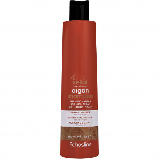 echosline seliar argan shampoo – odżywczy szampon z olejkiem arganowym, 350ml