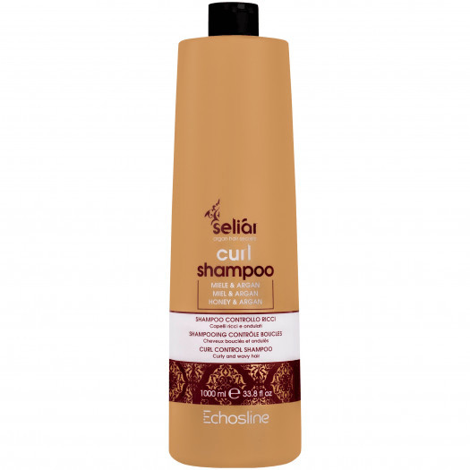 echosline seliar curl shampoo – szampon do włosów kręconych i falowanych, 1000ml