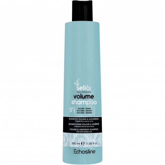 echosline seliar volume shampoo – rozświetlający szampon dodający objętości, 350ml