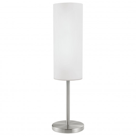 Eglo troy 3 85981 lampa stołowa lampka nocna biurkowa 1x100w biała