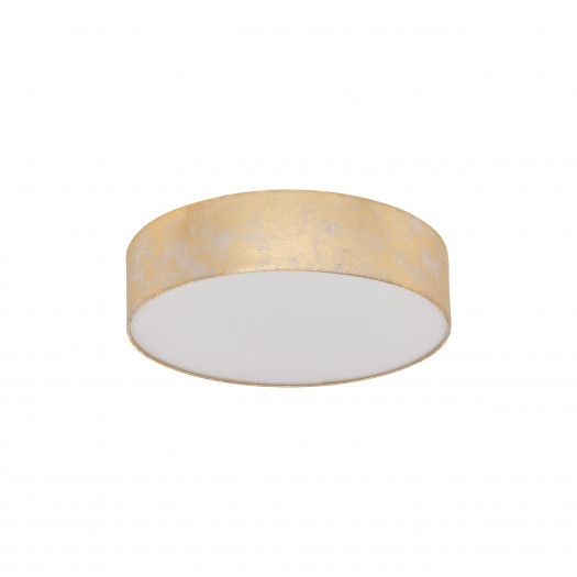Eglo viserbella 97641 lampa sufitowa z abażurem plafon okrągły 1x60w szampańska złota