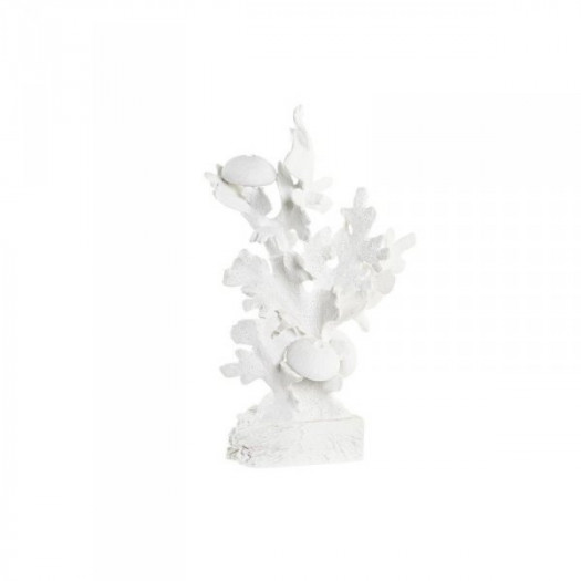 Figurka Dekoracyjna DKD Home Decor Biały Koral Śródziemnomorski 28,5 x 16,5 x 42,4 cm
