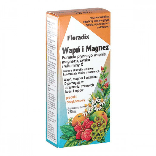 floradix wapń i magnez 250 ml