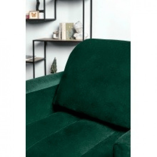 Fotel wypoczynkowy obvious zielony welurowy