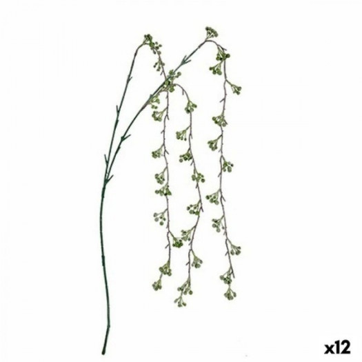 Gałąź Kvety Kolor Zielony Plastikowy 7 x 5 x 115 cm (12 Sztuk)