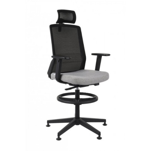 Grospol Krzesło biurowe Coco BS HD RB black tkanina Omega - 8 kolorów --- OFICJALNY SKLEP Grospol