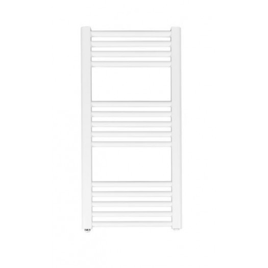 Grzejnik łazienkowy york - wykończenie proste, 400x800, biały/ral - biały
