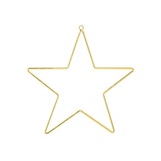 Gwiazda metalowa złota bloomingville