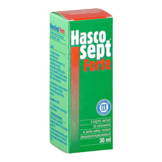hascosept forte aerozol 30 ml