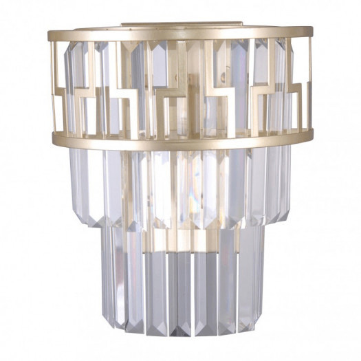 Italux filip wl-43493-2 kinkiet kryształowy lampa ścienna dekoracyjna 2x40w szampański glamour
