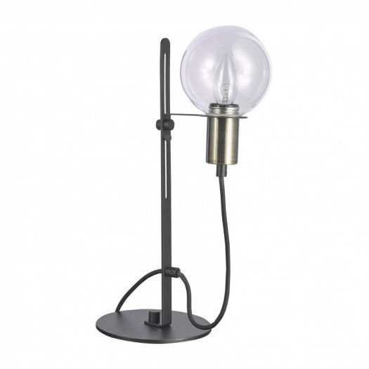 Italux gianni mt16096-1b lampa stołowa oprawa biurkowa lampka nocna 1x40w czarny antyczny brąz
