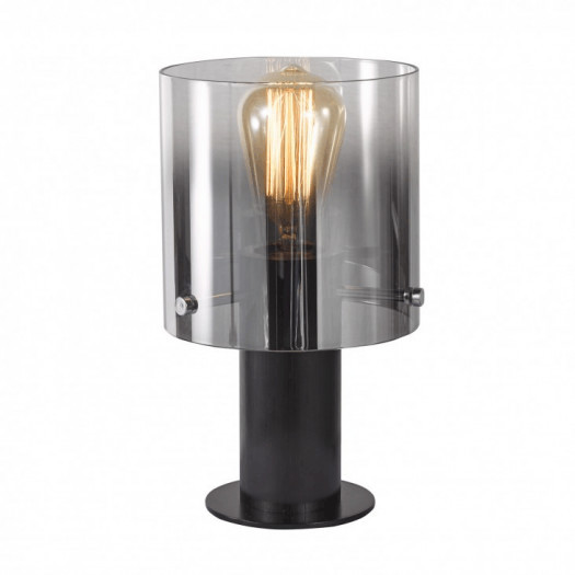 Italux javier mt17076-1a bk lampa stołowa oprawa biurkowa lampka nocna 1x60w przydymiony