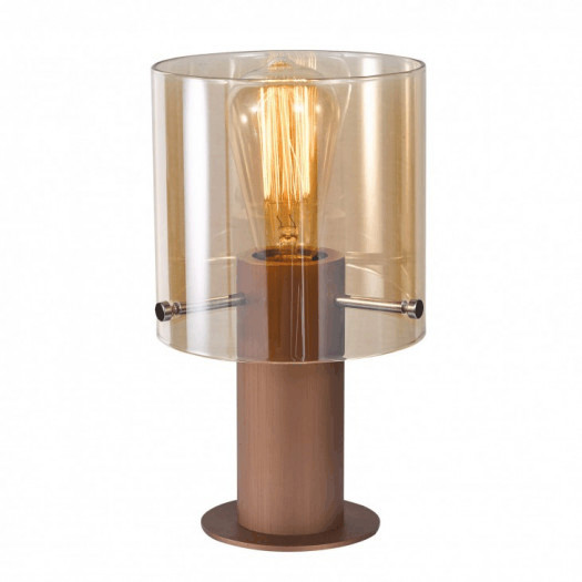 Italux javier mt17076-1a lampa stołowa oprawa biurkowa lampka nocna 1x60w antyczny brąz 