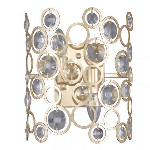 Italux nardo wl-33064-2-ch.g lampa ścienna kryształowa oprawa dekoracyjna kinkiet nowoczesny 2x40w z