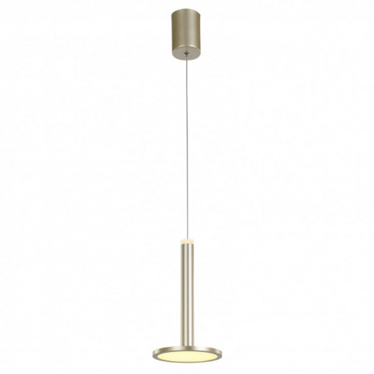 italux oliver md17033012-1a gold lampa wisząca tuba dekoracyjna 1x12w led złoty stal