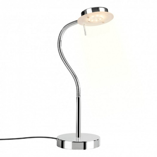 Italux sergio 14131008l lampa stołowa oprawa biurkowa lampka nocna 1x4,5w led chrom