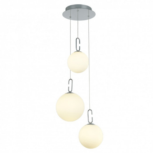 Italux verena md18002015-3c lampa wisząca oprawa industrialna dekoracyjna 1x40w led biały chrom