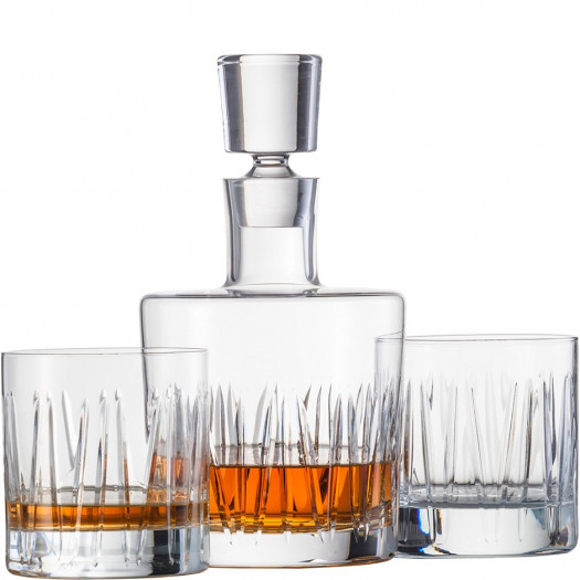Karafka i szklanki do podwójnej whisky schott zwiesel basic bar motion (sh-8860-075lm-set)